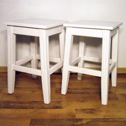 Lot de 2 Tabourets droits -...